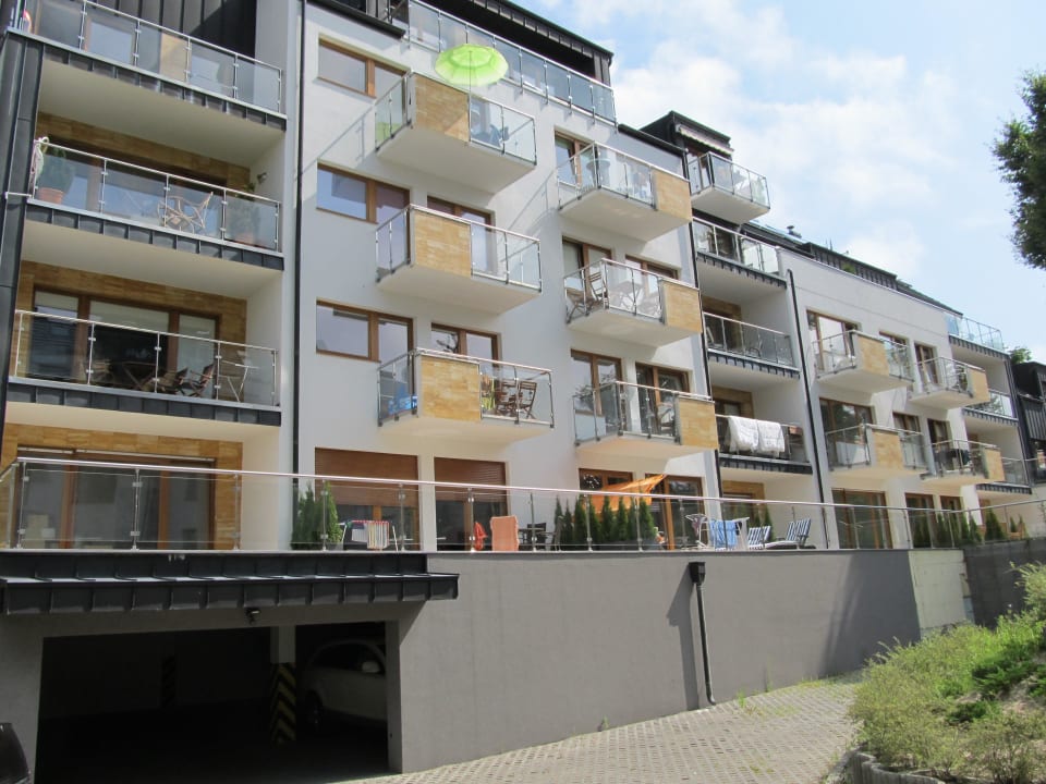 Haus 2 vom Innenhof aus Apartments Świnoujście - Rezydencja Sienkiewicza