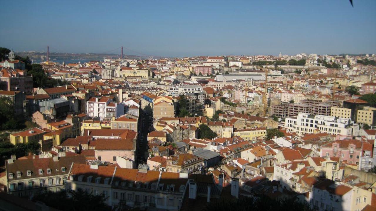 Ein "goldener Ausblick" auf Lissabon und Hotel Mundial Hotel Mundial