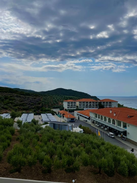Ausblick Akrathos Beach Hotel