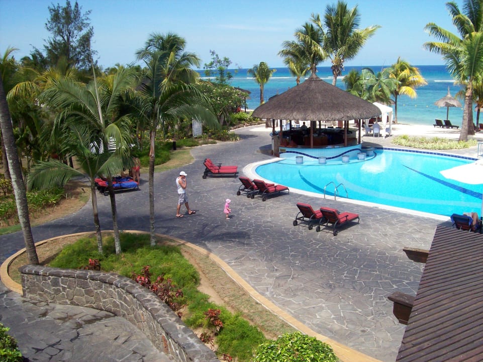 Blick vom Hauptrestaurant Le Meridien Ile Maurice