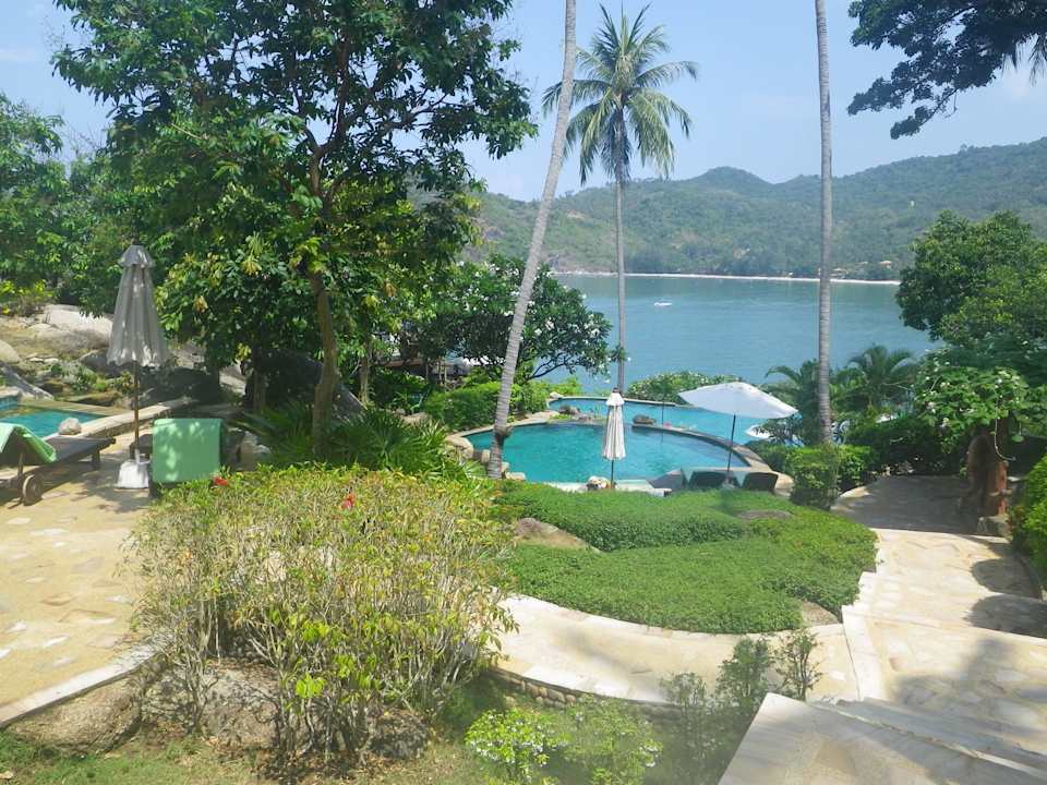 Blick in die Bucht Panviman Resort Koh Phangan