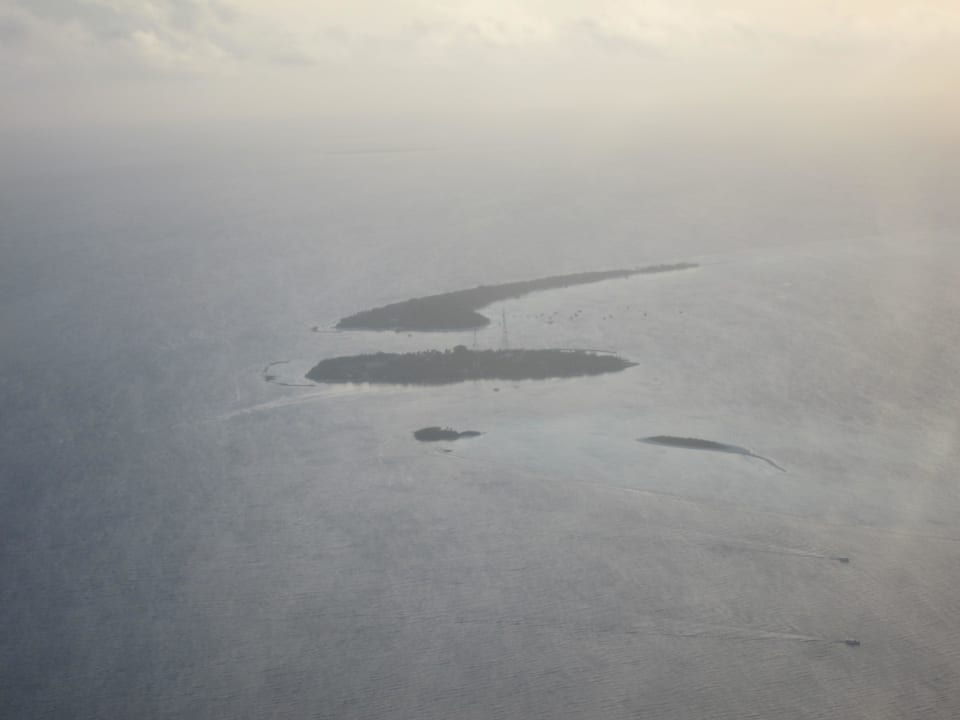 Kuramathi von Oben Kuramathi Maldives