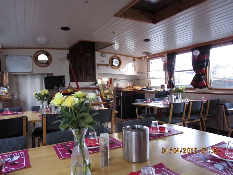 Frühstücksraum Hotelboat Allure
