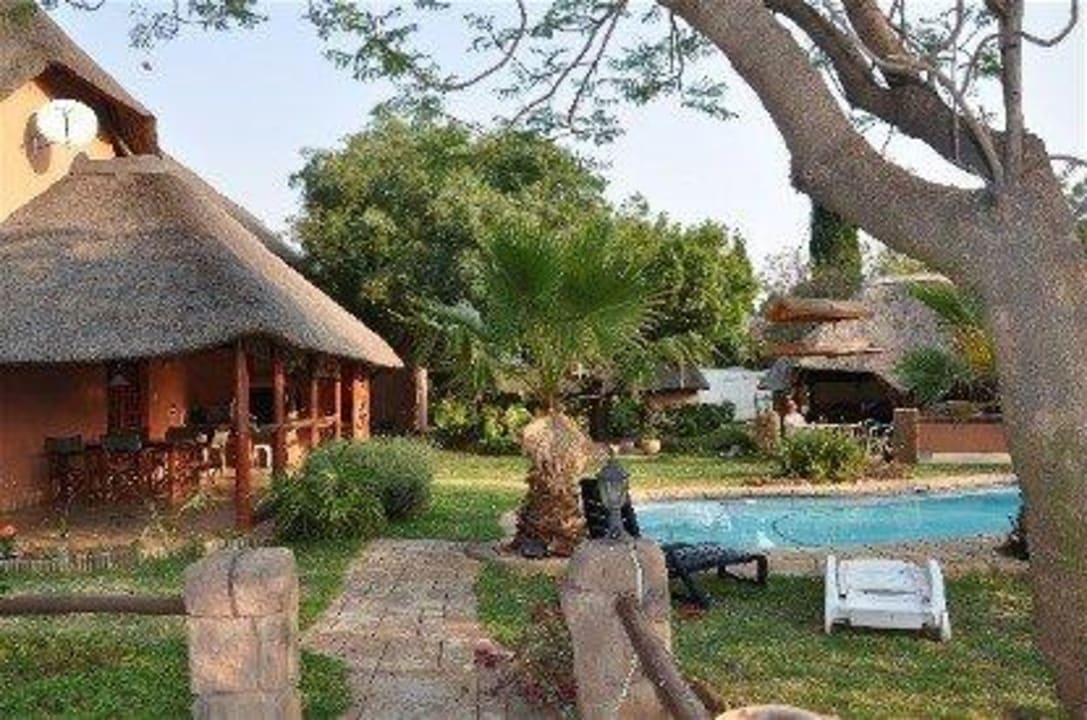 Salt pool and garden Thatch22 Country Guesthouse