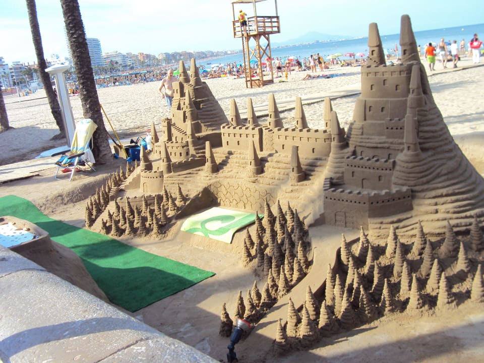 Sand castle  Hotel Los Delfines
