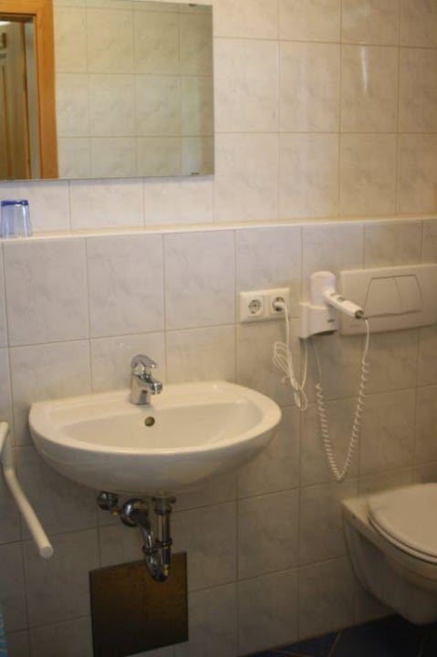 Bad in einer Ferienwohnung Berggasthaus Walleralm