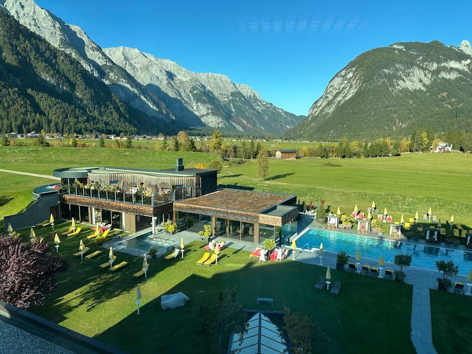 Ausblick Hotel Quellenhof Leutasch, Tirol