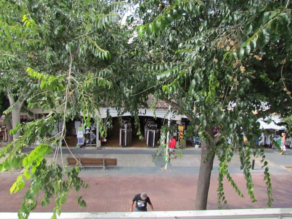 Blick vom Balkon Pension Maria Eugenia