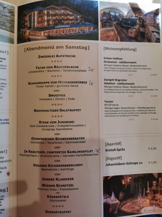 Gastro Verwöhnhotel Kristall