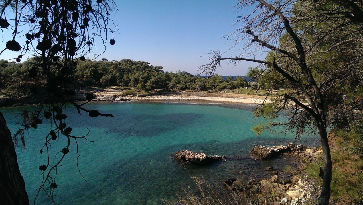 Vom Frühstücksplatz auf der Terrasse Gorgona Rooms