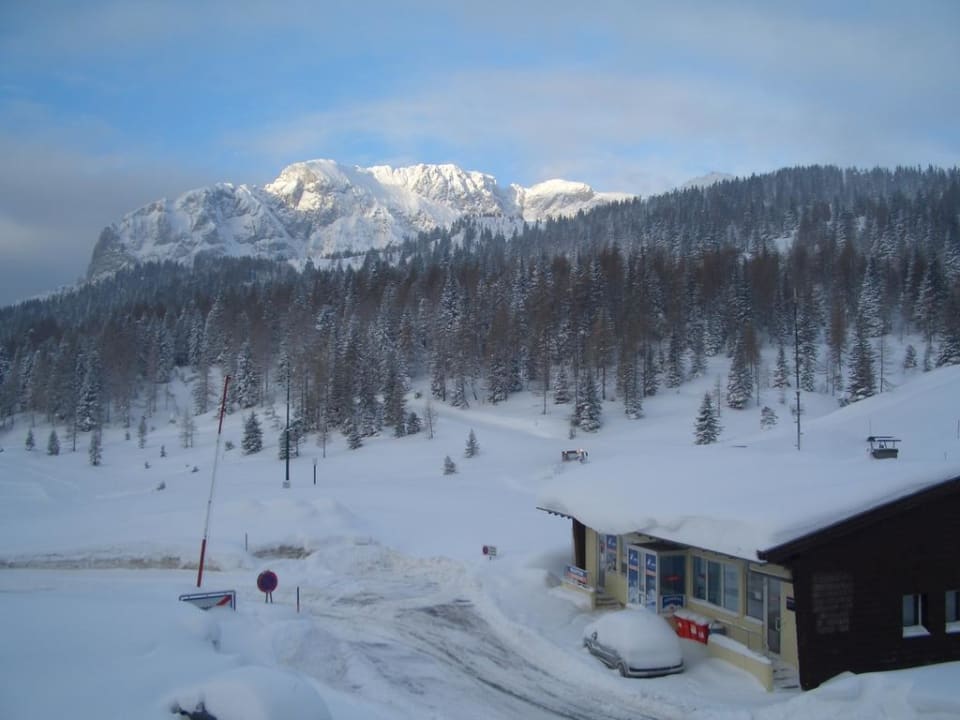 Blick vom Balkon Hotel Berghof