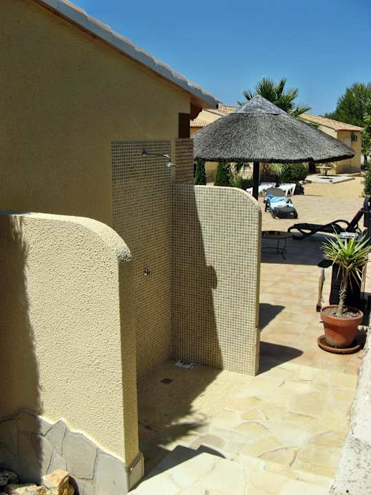 Außendusche Villa Cien Estrellas