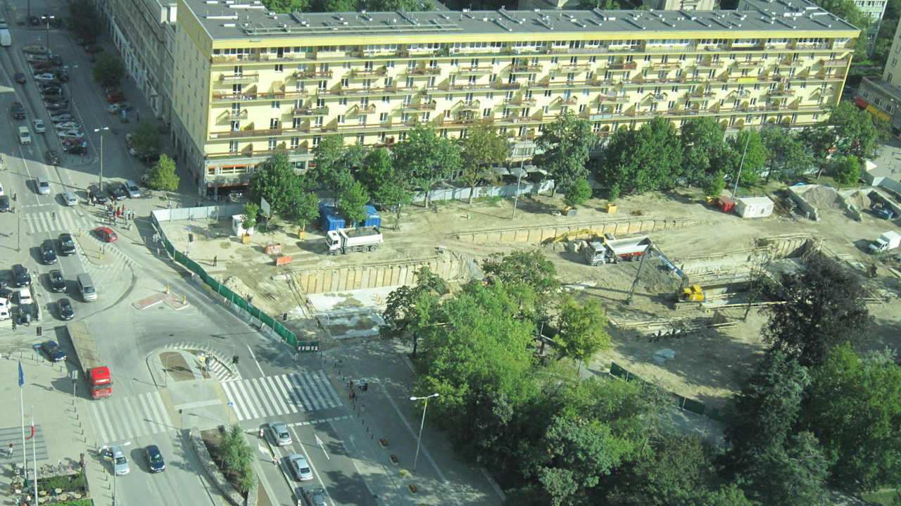 Ausblick 27. Stock InterContinental Warszawa