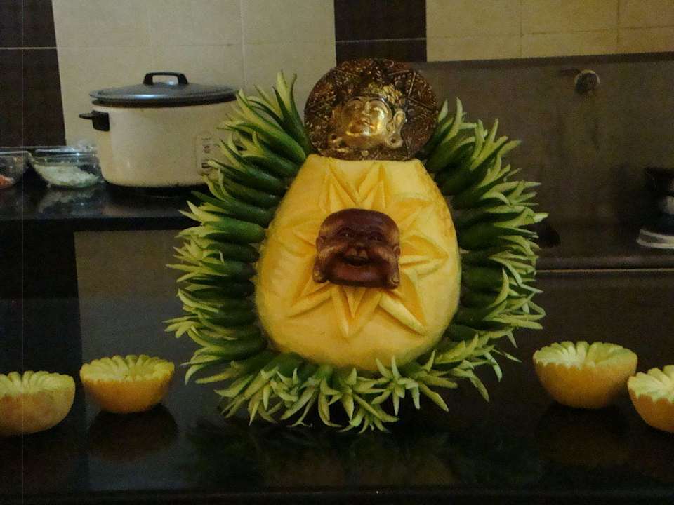 Deko im Asiarestaurant Pickalbatros Alf Leila Wa Leila Resort - Neverland Hurghada