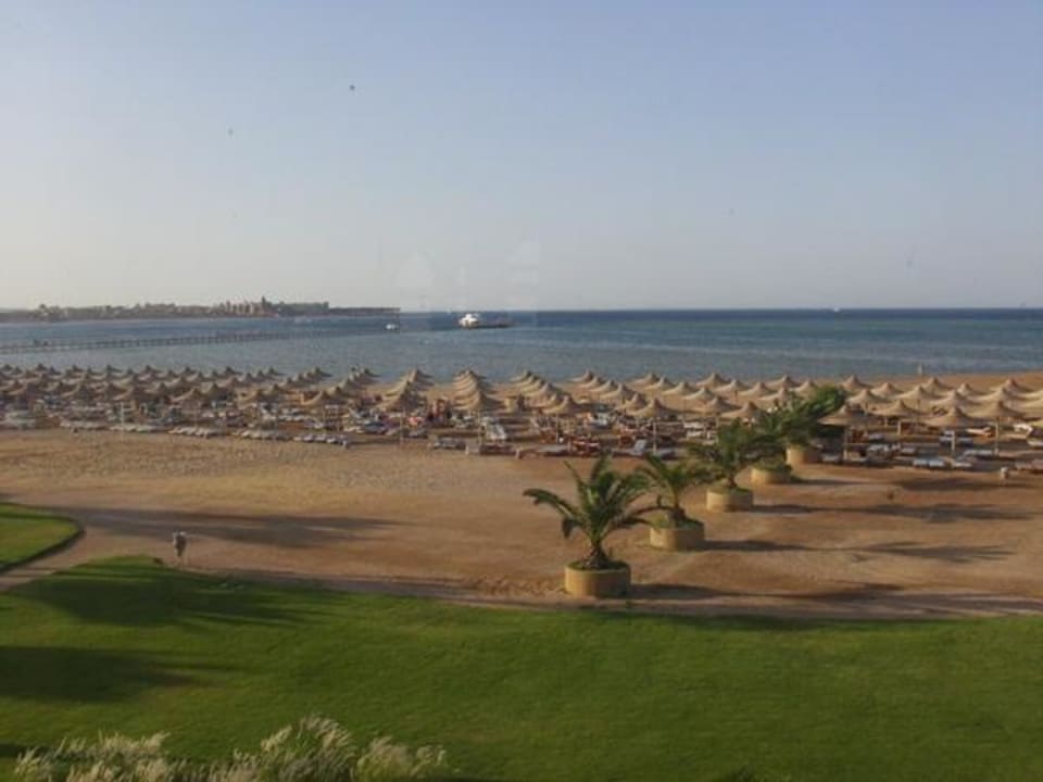 Ausblick aus dem Fitnessraum Stella Beach Resort & Spa Makadi Bay