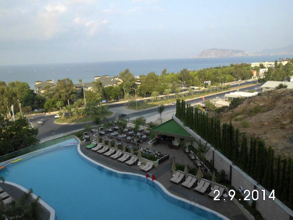 Poolansicht vom Balkon Michell Hotel & Spa