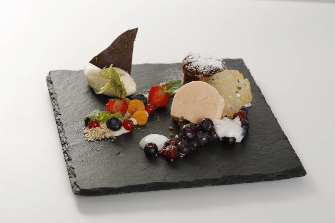 Unser Schokoküchlein- Dessert Hotel Strand No.1