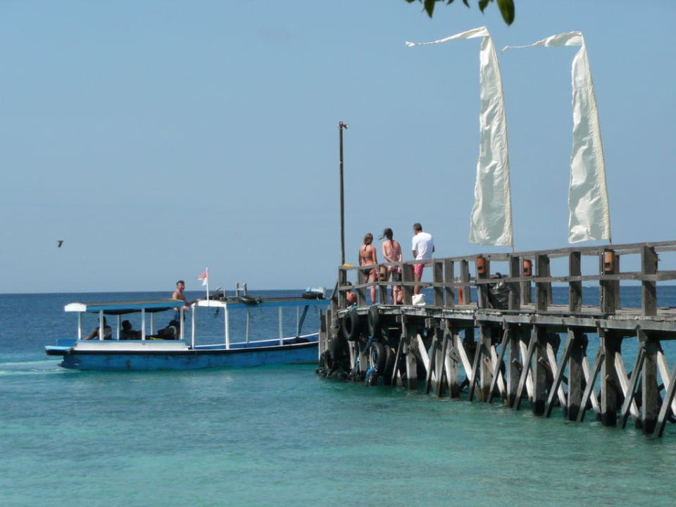 Ankunft mit dem Boot NusaBay Menjangan