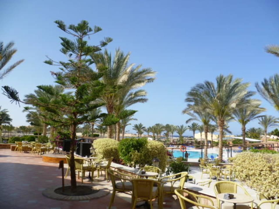 Blick von der Außenterrasse Richtung Pool Jaz Solaya