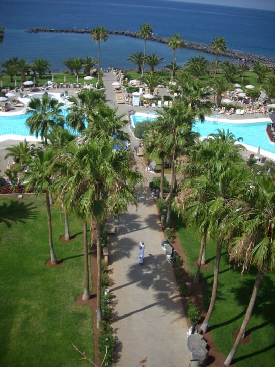 Ausblick von der Dachterrasse Hotel Riu Palace Tenerife