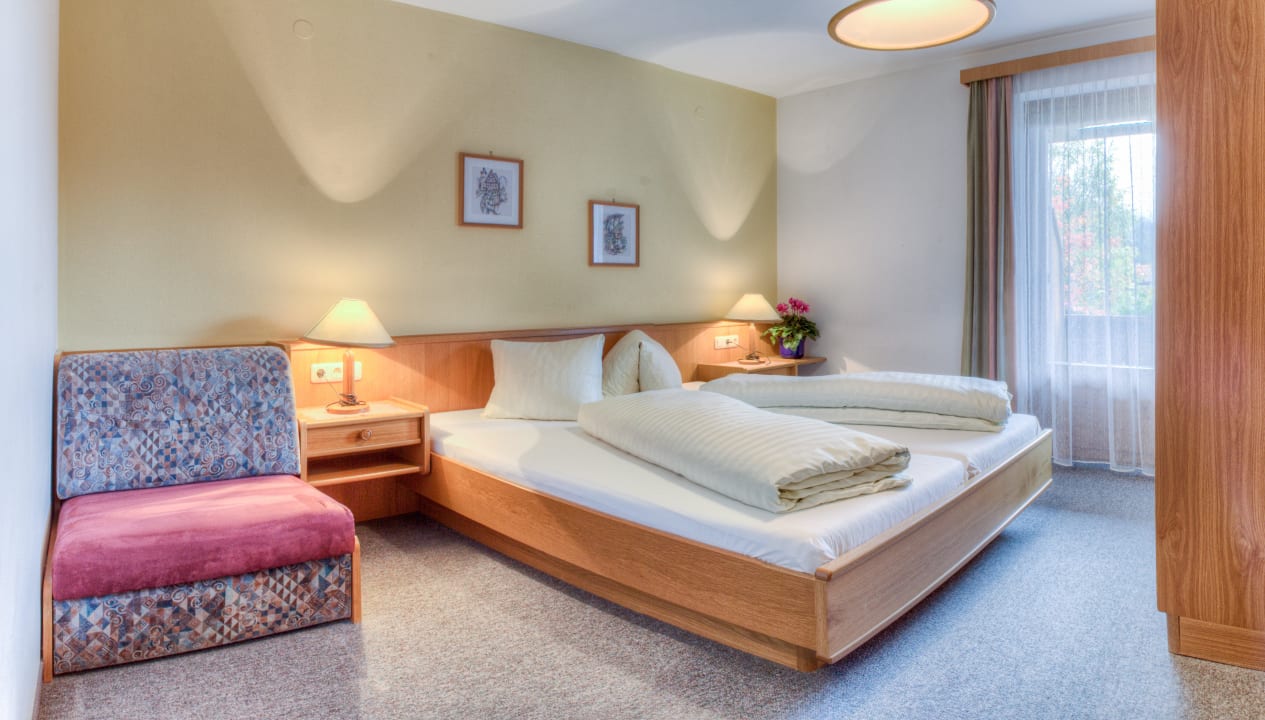 Schlafzimmer (1 oder 2 Schlafzimmer pro Appartement) Gäste-Appartementhaus - Urlaubsresort Hafele