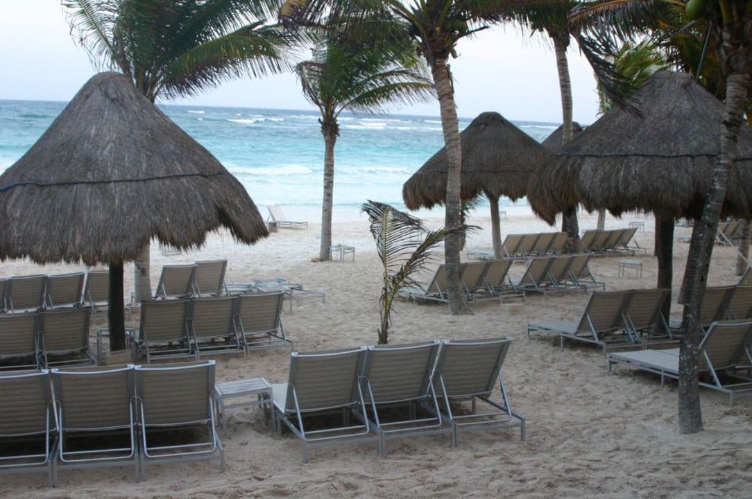 Leerer Strand Catalonia Royal Tulum Beach & Spa Resort - Adults only