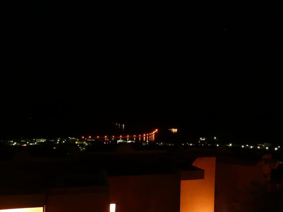 Nachtaussicht vom Balkon  Elounda Residence Resort & Waterpark