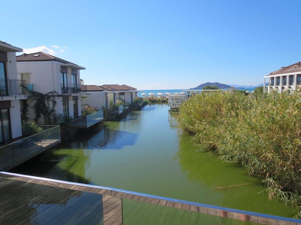 Ausblick auf die Lagune Jiva Beach Resort