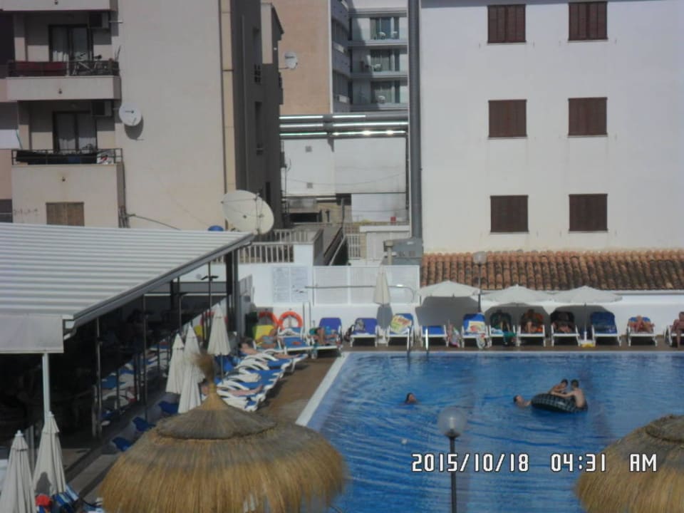 Blick vom Balkon R2 Veronica Beach Hotel