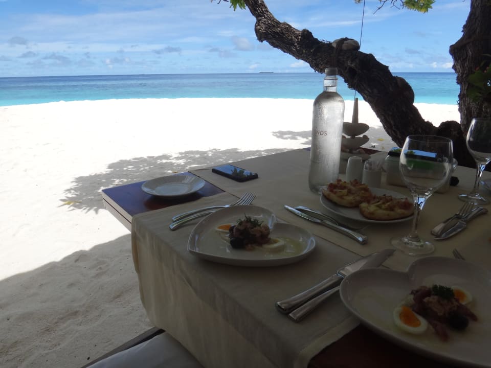 Dinner mit Strandblick Diamonds Thudufushi