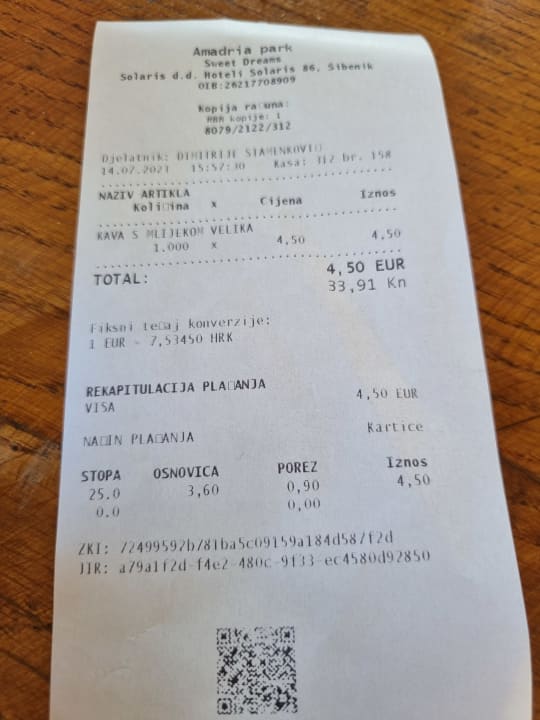 Gastro Amadria Park Beach Hotel Niko