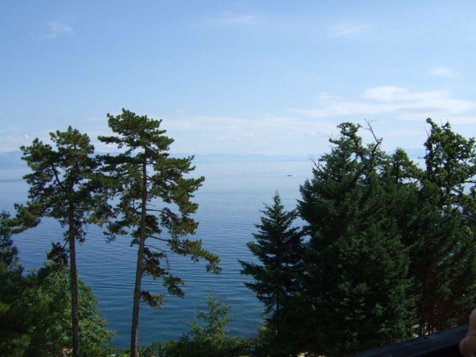 Blick vom Balkon Hotel Excelsior - Liburnia