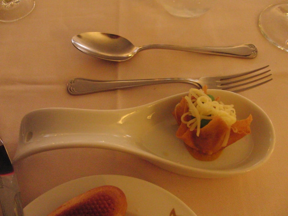 Vorspeise im Spezialrestaurant für AdultsOnly Gäse Hotel Riu Touareg