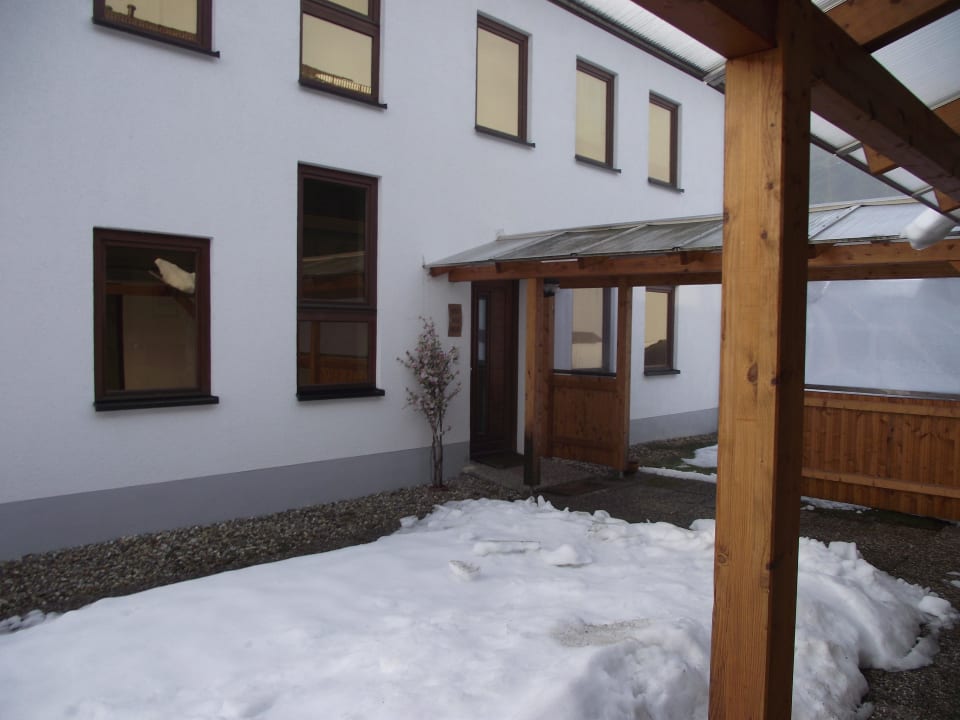 Übergang vom Haupthaus zum Nebenhaus Landhotel Magdalenenhof