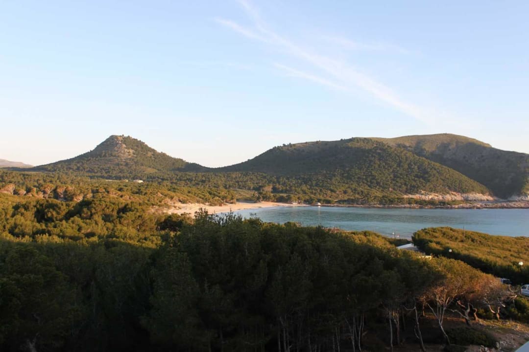 Chambre 346, vue mer latérale coté ouest le matin. Hotel & Spa S'Entrador Playa