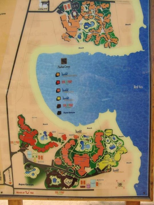 Überblick der Hotels in der Bucht Steigenberger Coraya Beach - Adults only