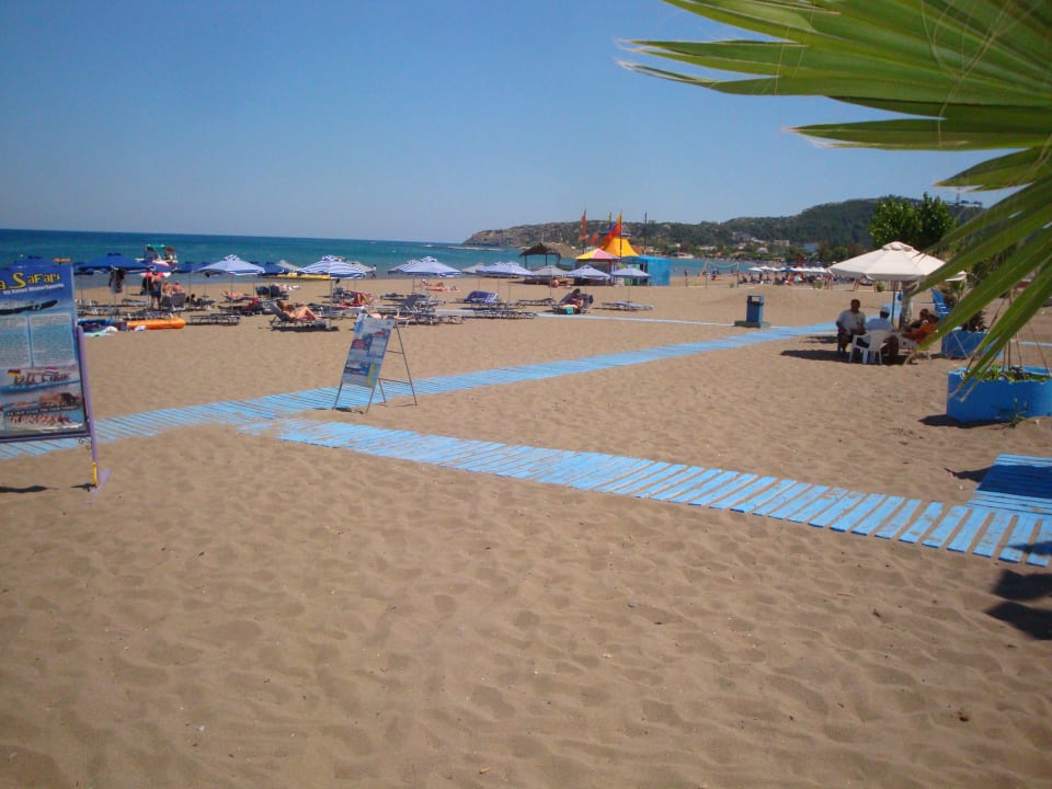 Sauberer Strand Mitsis Faliraki
