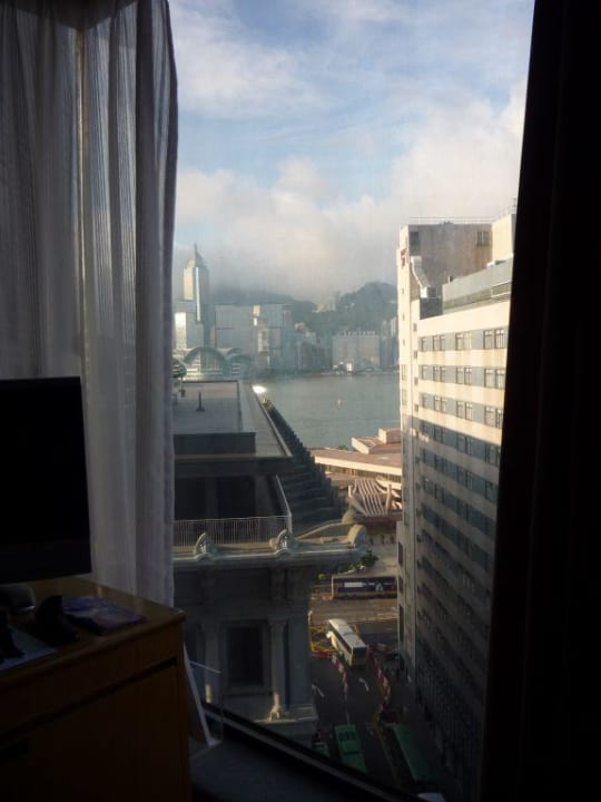 Blick aus dem Hotelfenster The Kowloon Hotel