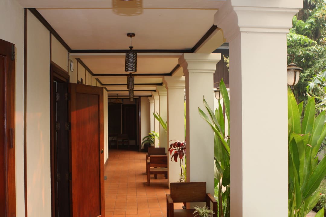 Weg zu den Zimmern Hotel Luang Prabang Residence
