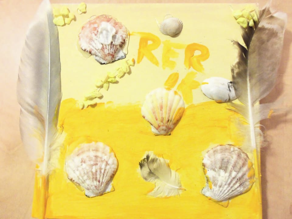 Strandgutbilder gestaltet Ferienappartements Residenz MeeresBlick