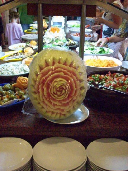 Dekoration am Buffet Club Side Coast