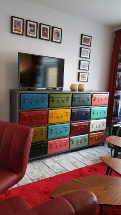 Residenz 6 Wohnzimmer Ferienwohnung Fulda City Residenz