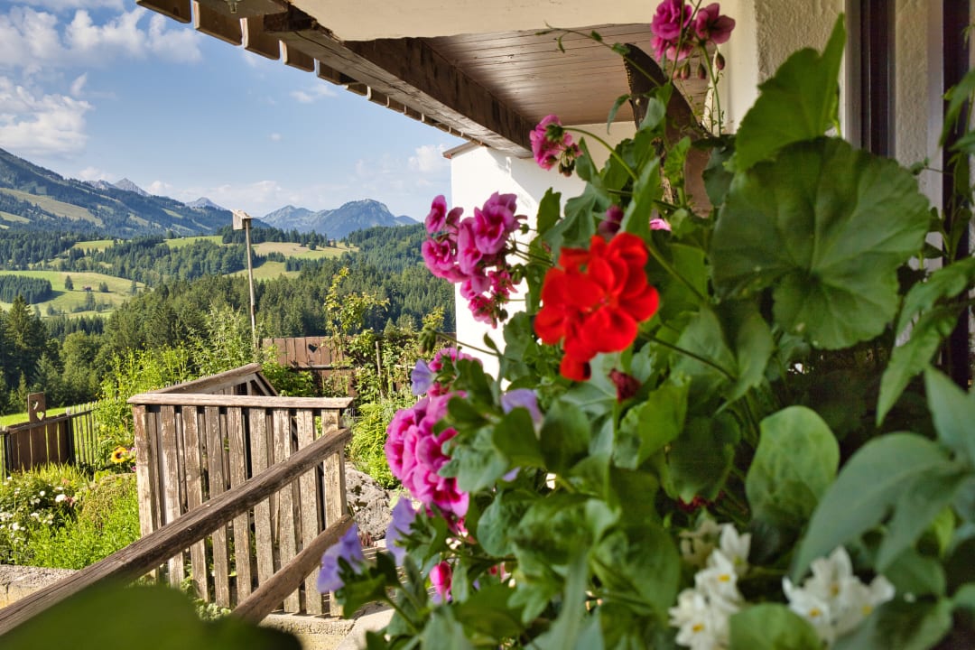 Ausblick Bauernhof Haus Edelweiss