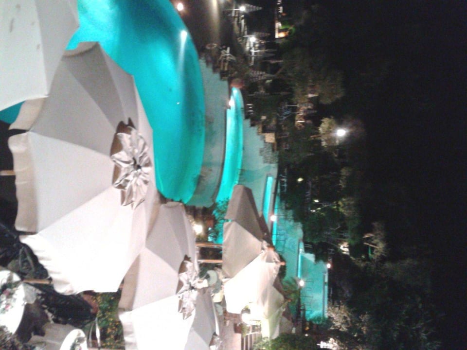 Beleuchteter Pool  Grand Hotel Capodimonte