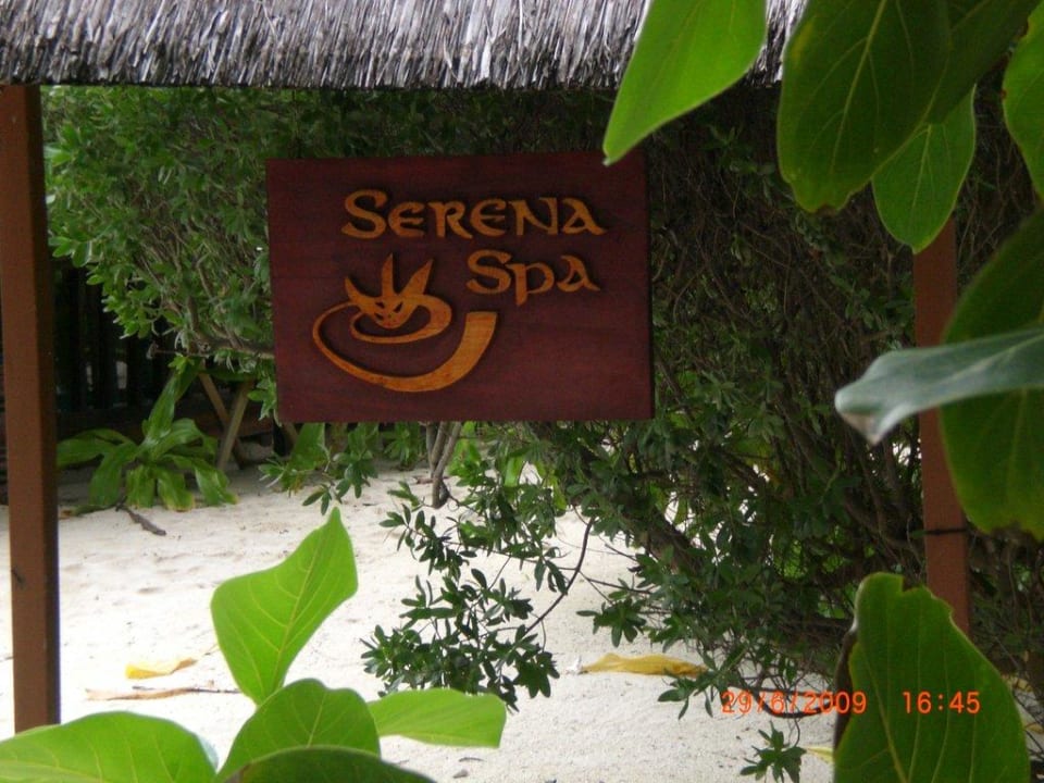 Eingang zum SPA-Bereich Summer Island Maldives
