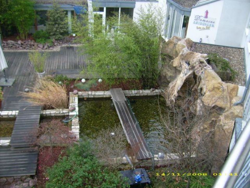 Innenhof Hotel Domicil Leidinger