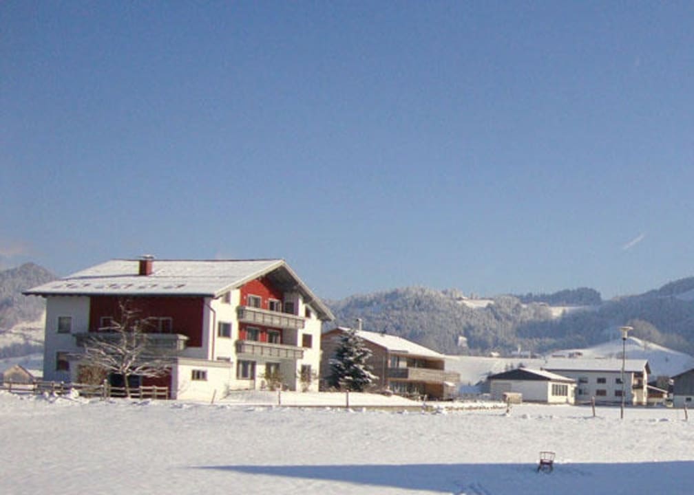 Pension in Andelsbuch im Winter Pension Niedereblick