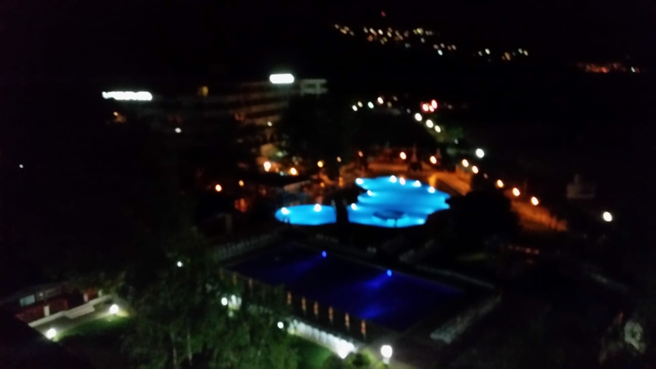 Poollandschaft bei Nacht Kaliakra Beach