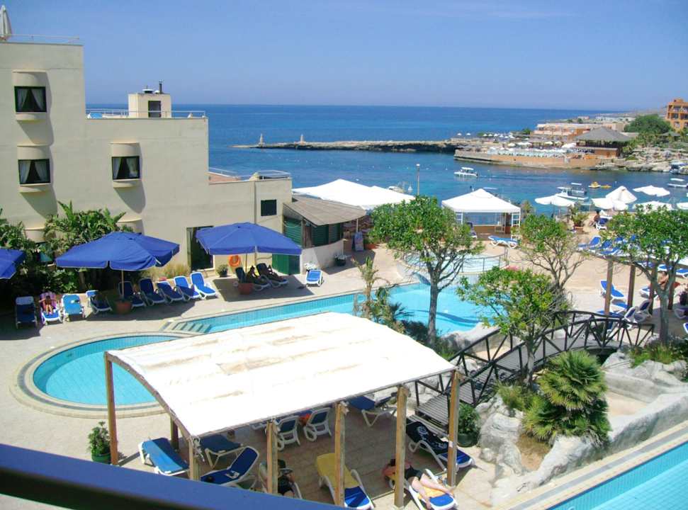 View of the pool and sea from our room Riviera Spa Resort - Adults Only