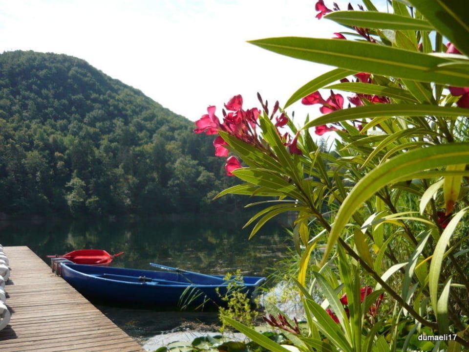Hauseigener Bade- und Bootsteg Seehotel Sparer